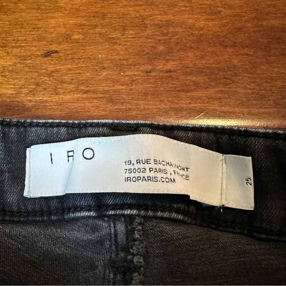 IRO High-Rise Charcoal Skinny Jeans